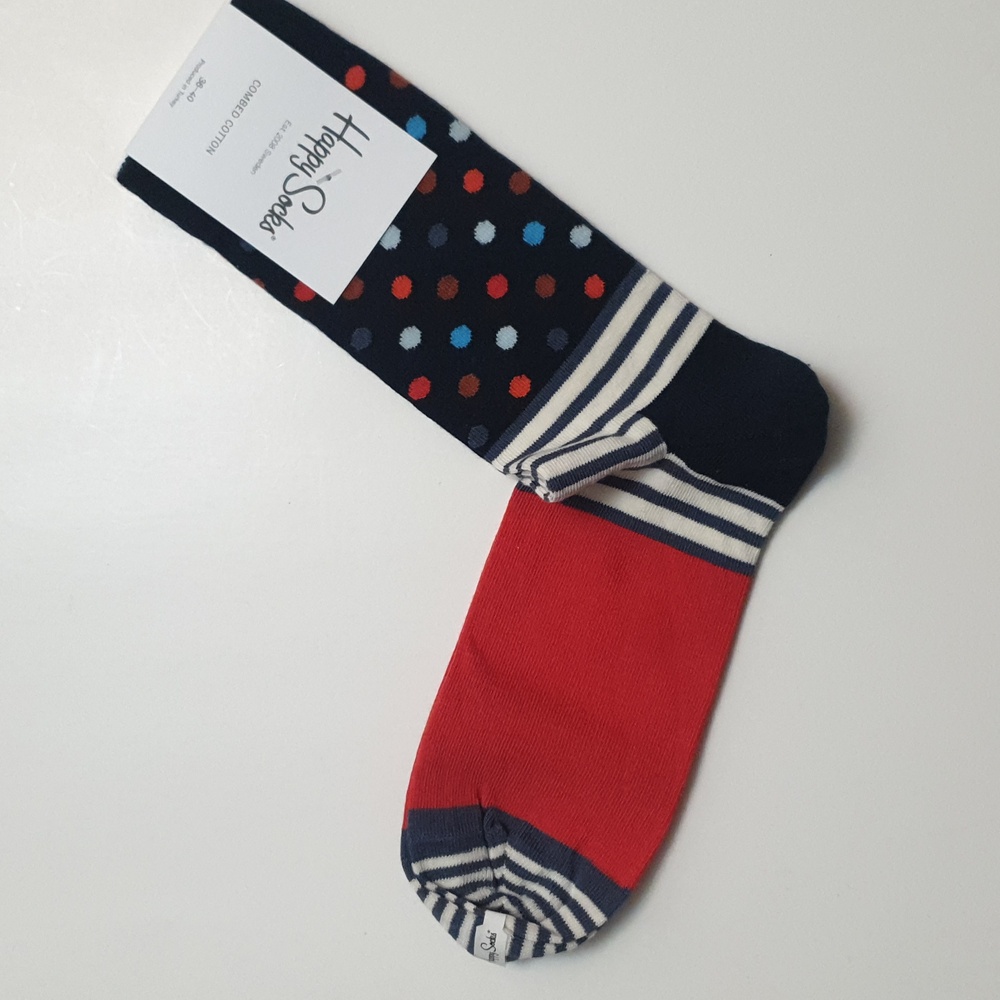 Happy Socks Women Socks EU 36-40, US 5.5 - 9.5 Brand New Combed Cotton #67